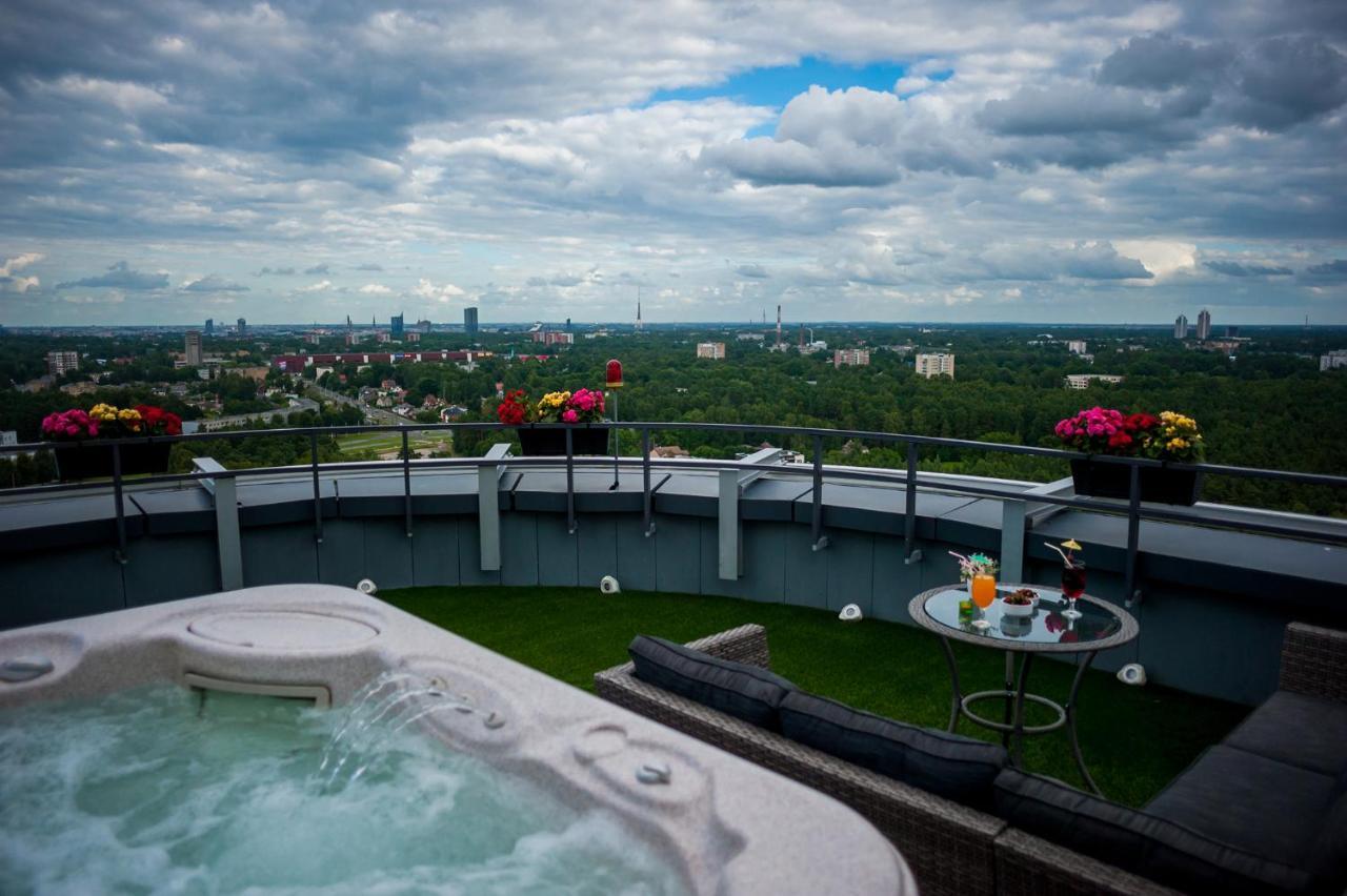 Skyhouse Riga Amazing Penthouse And Spa Екстер'єр фото